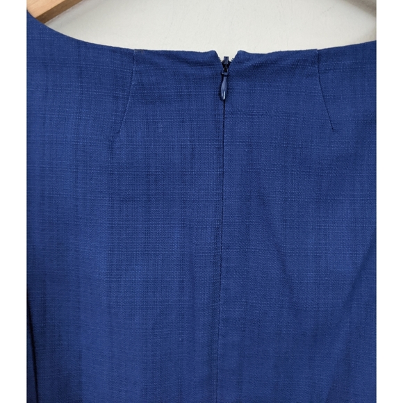 Boden Ada Textured Embroidered Sheath Dress - Picture 6 of 7